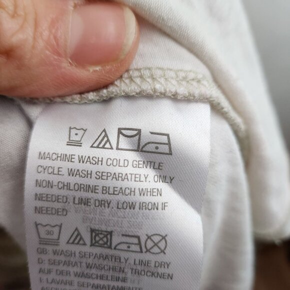 Belle By Kim Gravel Womens Watercolor Floral Tunic Top Small Pink Beige Artsy - Picture 5 of 8